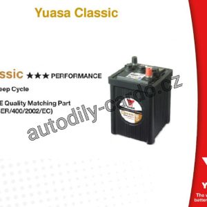 Autobaterie YUASA 521 CLASSIC 112Ah 400A 6V P+ /291x172x223/
