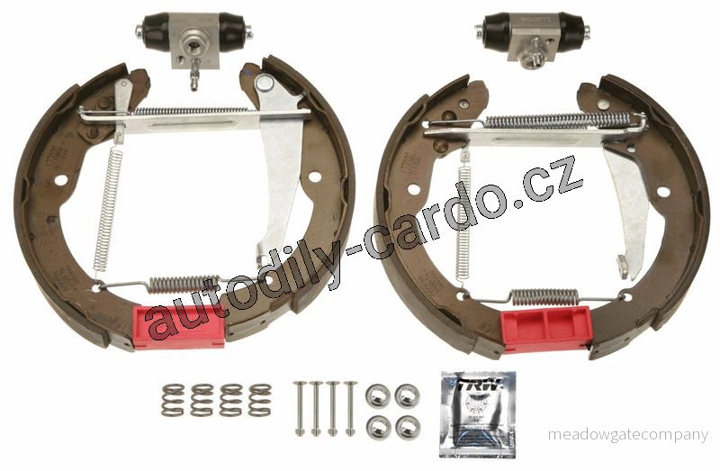 Sada brzdových čelistí TRW GSK1406 - Superkit ŠKODA