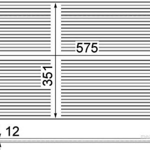 MH AC 569 000P chladič klimatizace – kondenzátor MAHLE 720256 MH AC 569 000P chladič klimatizace – kondenzátor MAHLE 720256