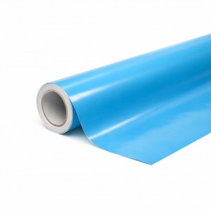Lesklá nebeská modrá polepová fólie 152x700cm - interiér/exteriér GF04-070