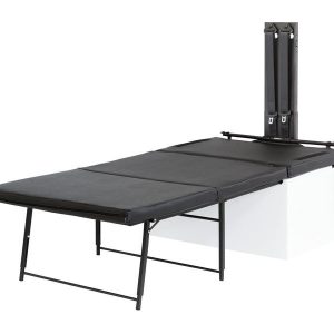Přídavné rozkládací lůžko Easy Bed, 122 x 72 cm, černé 307622 Přídavné rozkládací lůžko Easy Bed, 122 x 72 cm, černé 307622