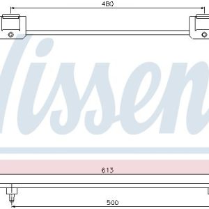 Chladič klimatizace NISSENS 94730 Chladič klimatizace NISSENS 94730