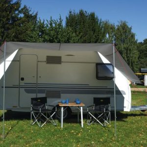 Plachta sluneční Mauritius XL pro dodávky a karavany (560 × 300 cm, dvojitý kedr  Ř 5/8 mm) 308842