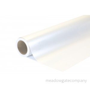Lesklá kovová keramická bílá polepová fólie 152x100cm - interiér/exteriér GMP07-010