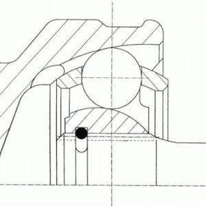 Sada kloubů, hnací hřídel LÖBRO 305448 – AUDI, SEAT, SKODA, VW