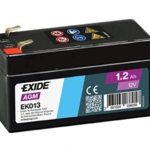 EX EK013 1.2Ah ,s.p.18,EXIDE – záložní AGM,12V,97x43x58 561358 EX EK013 1.2Ah ,s.p.18,EXIDE – záložní AGM,12V,97x43x58 561358