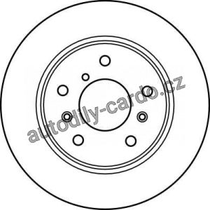 Brzdový kotouč TRW DF2571 – MAZDA 626 Brzdový kotouč TRW DF2571 – MAZDA 626