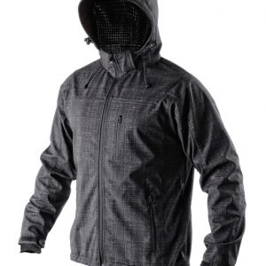 Bunda pánská softshell CXS-AKRON, černá, vel. 2XL, CANIS 646664