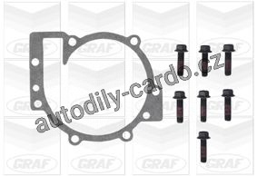 Vodní pumpa GRAF (GR PA824) - VOLVO S60 2.4D D5 00-, S80 2. 8T6 2.9 3.0T6 02-, V70 2.4D D5 01-, XC90 3.0T6 02-