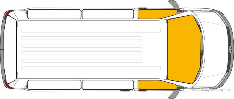 Termoclony magnetické vnitřní pro VW Caddy (2012–2020, 3dílná sada do kabiny řidiče) 313227