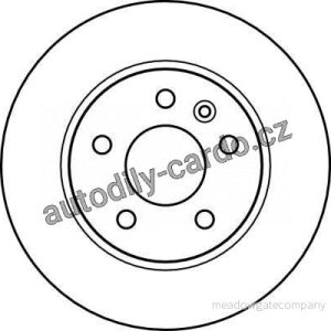 Brzdový kotouč TRW DF4040 – MERCEDES VITO Brzdový kotouč TRW DF4040 – MERCEDES VITO