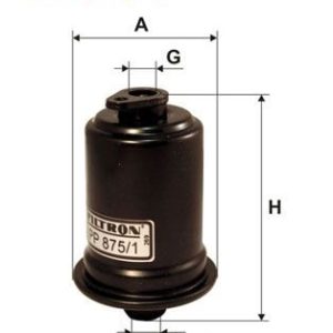 FI PP875/1 Filtr palivový FILTRON FI PP875/1 Filtr palivový FILTRON